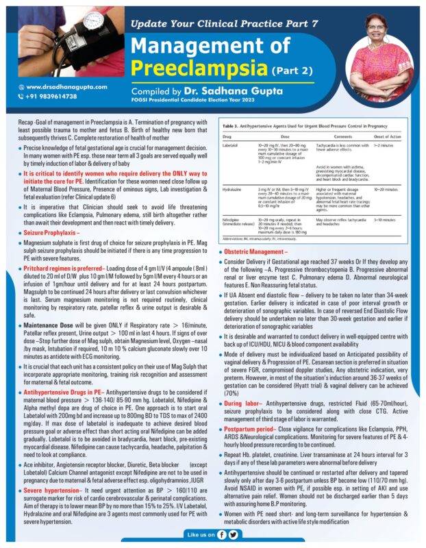 Management of Preeclampsia (Part 2),