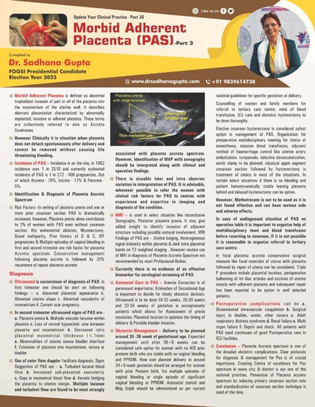 Morbid Adherent Placenta (PAS) _Part 3